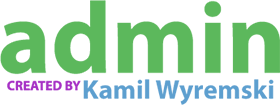 Admin Panel created by Kamil Wyremski